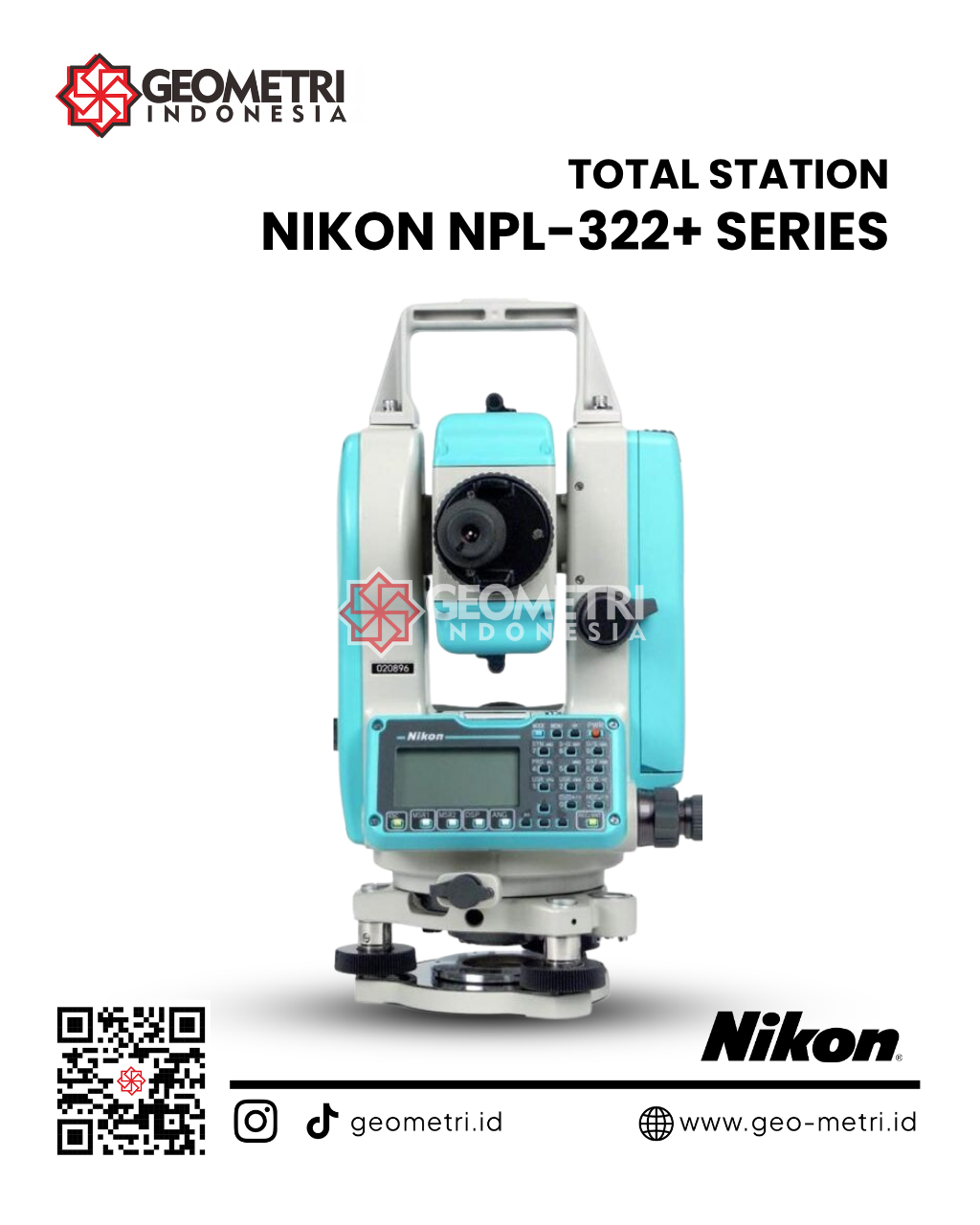 Total Station Nikon NPL-322+ Series