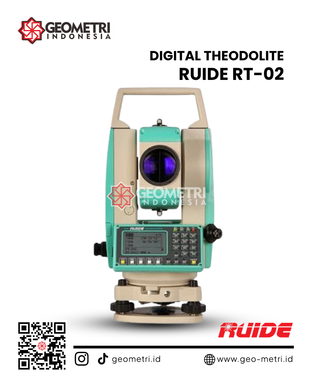 Digital Theodolite Ruide RT-02 Series