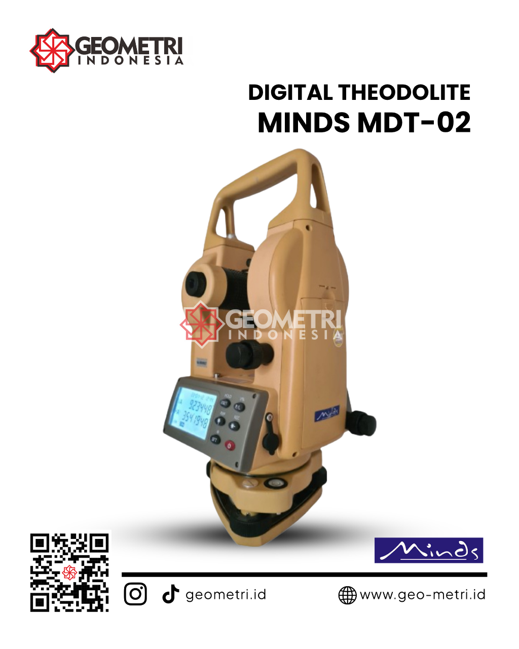 Digital Theodolite Minds MDT 02