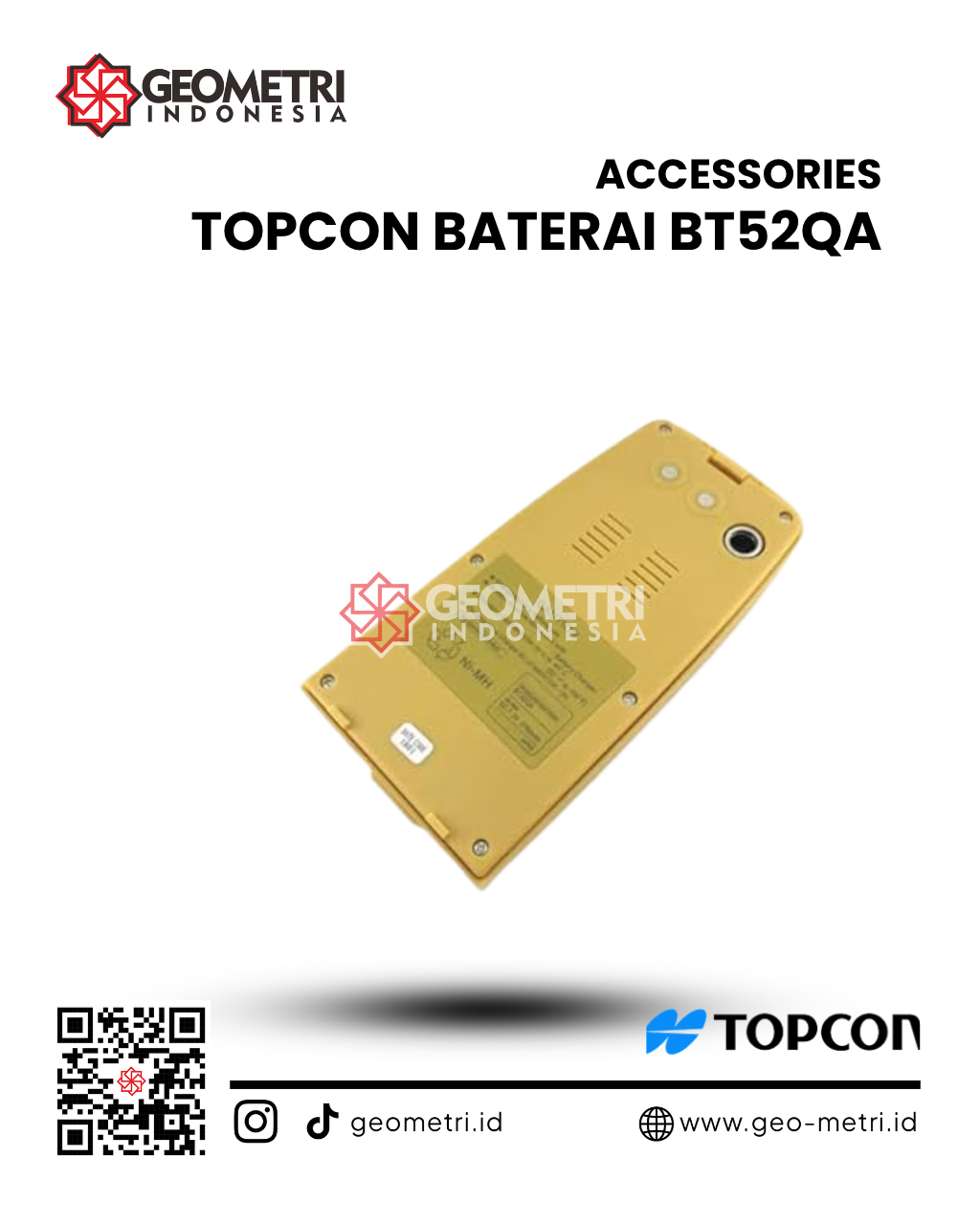 Baterai Topcon BT52QA
