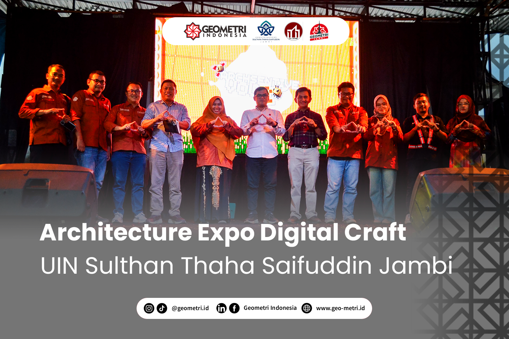 Architecture Expo “Digital Craft” Arsitektur UIN STS Jambi: Kolaborasi Pameran, Makrab, dan Kuliah Umum