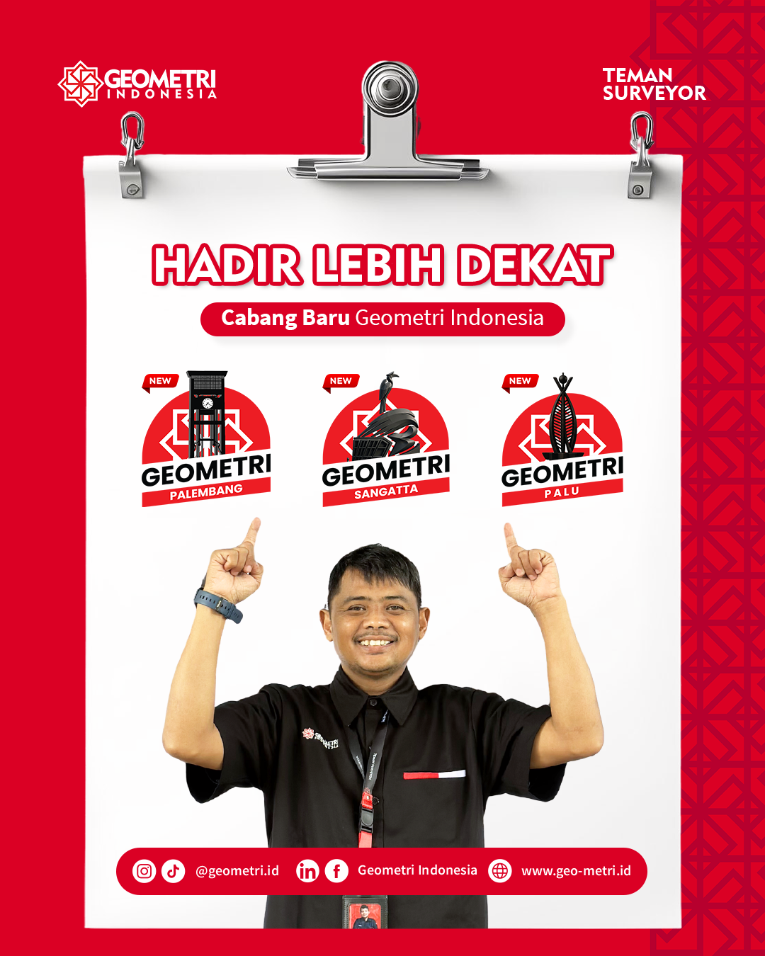 Geometri Indonesia Resmi Membuka 3 Cabang Baru di Palembang, Sangatta, dan Palu
