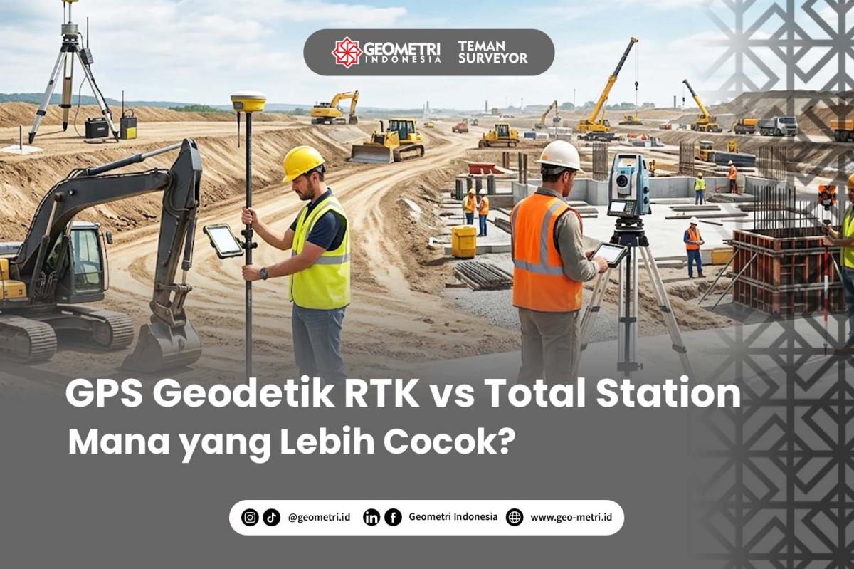 GPS Geodetik RTK vs Total Station: Mana yang Lebih Cocok?