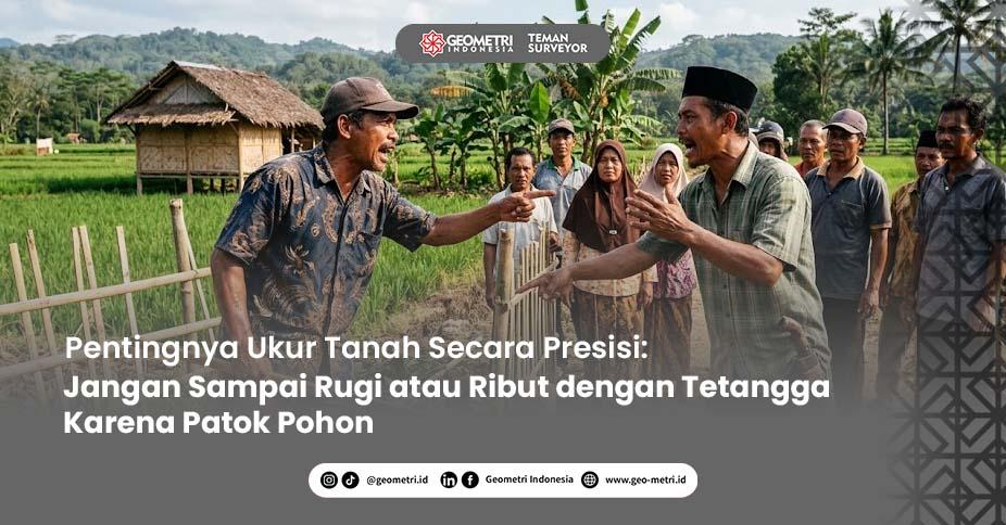 Pentingnya Ukur Tanah Secara Presisi: Jangan Sampai Rugi atau Ribut dengan Tetangga Karena Patok Pohon