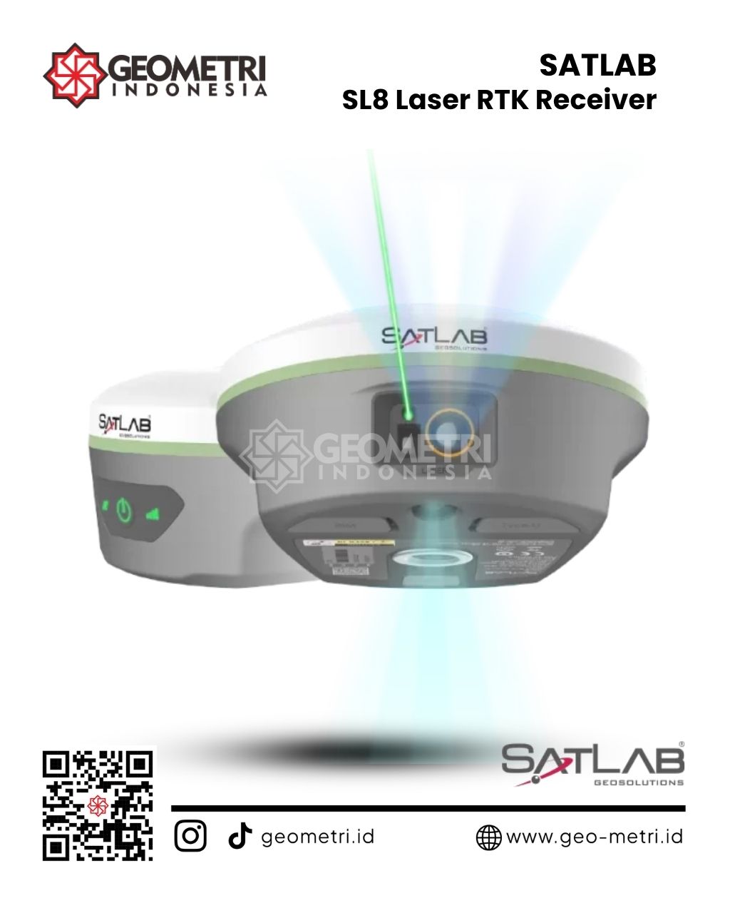 SatLab SL8 Laser RTK Receiver